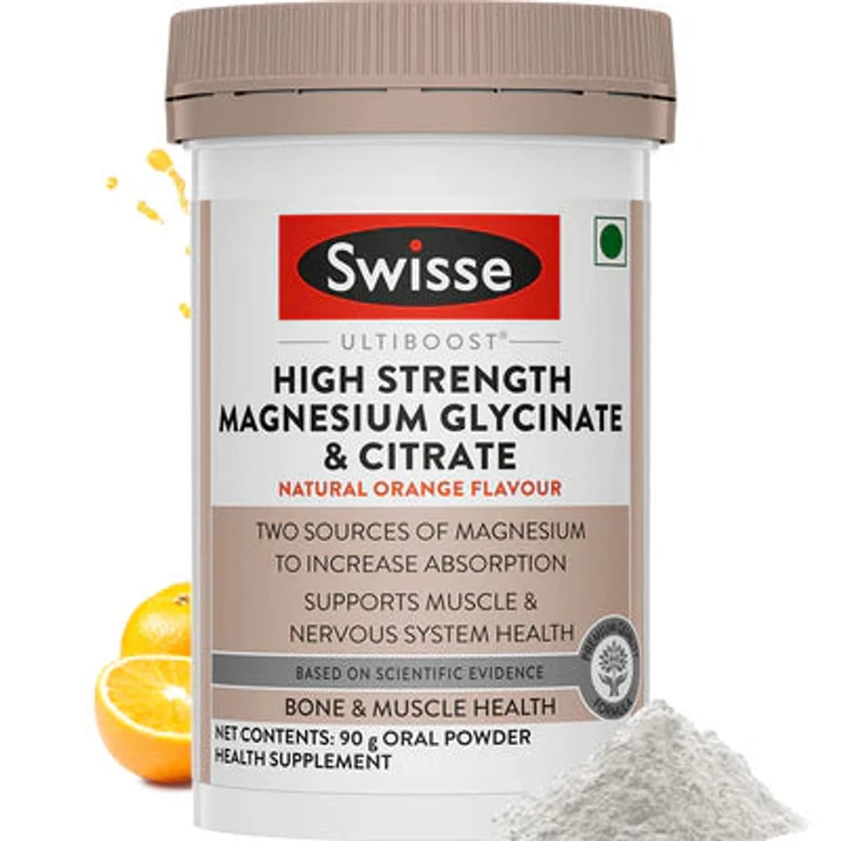 Swisse High Strength Magnesium Glycinate & Citrate 90g