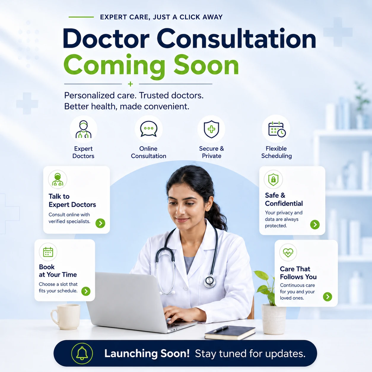 Doctor consultations from MM+: talk to expert doctors, book at your time, safe and confidential, care that follows you.