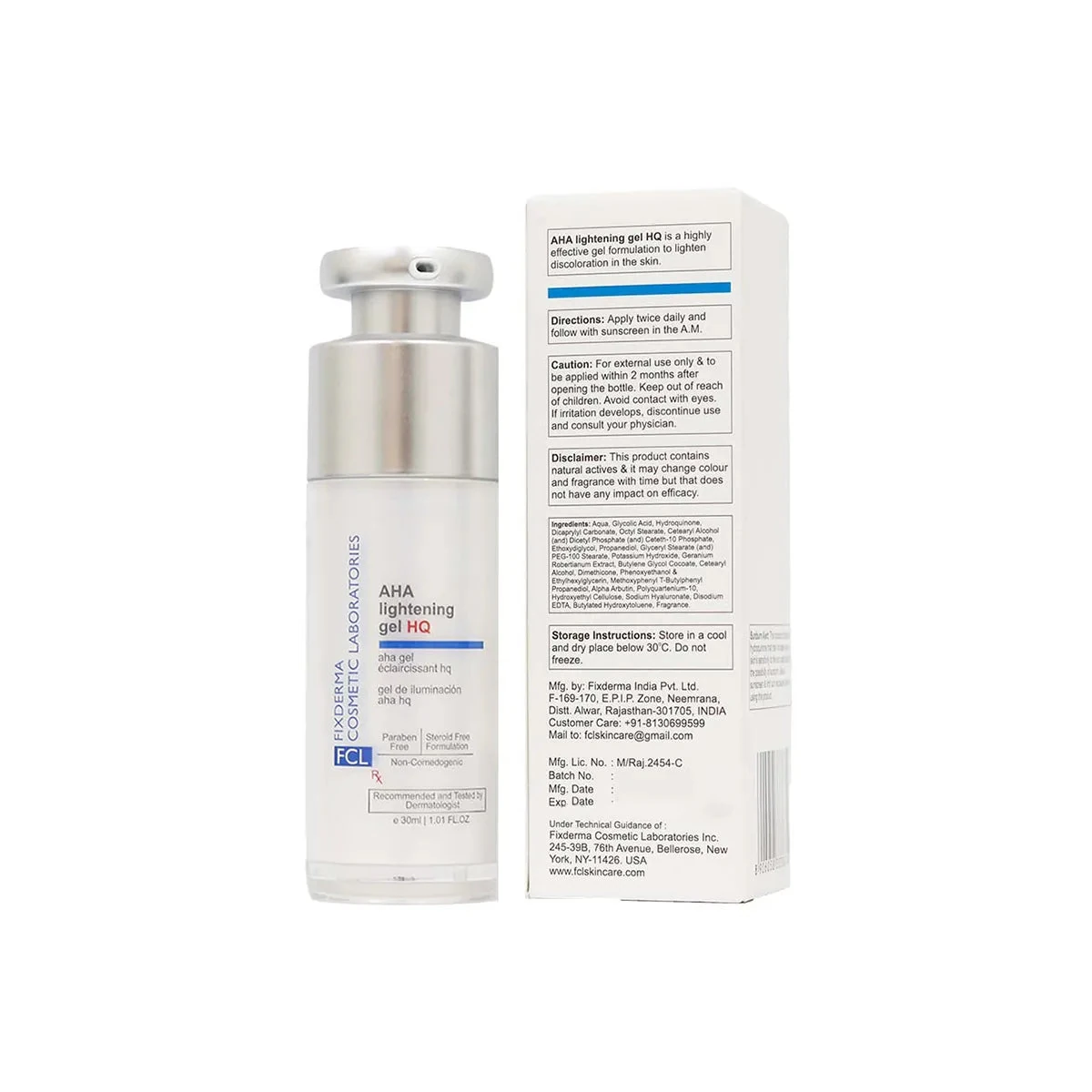 FCL AHA Lightening Gel HQ 30ml