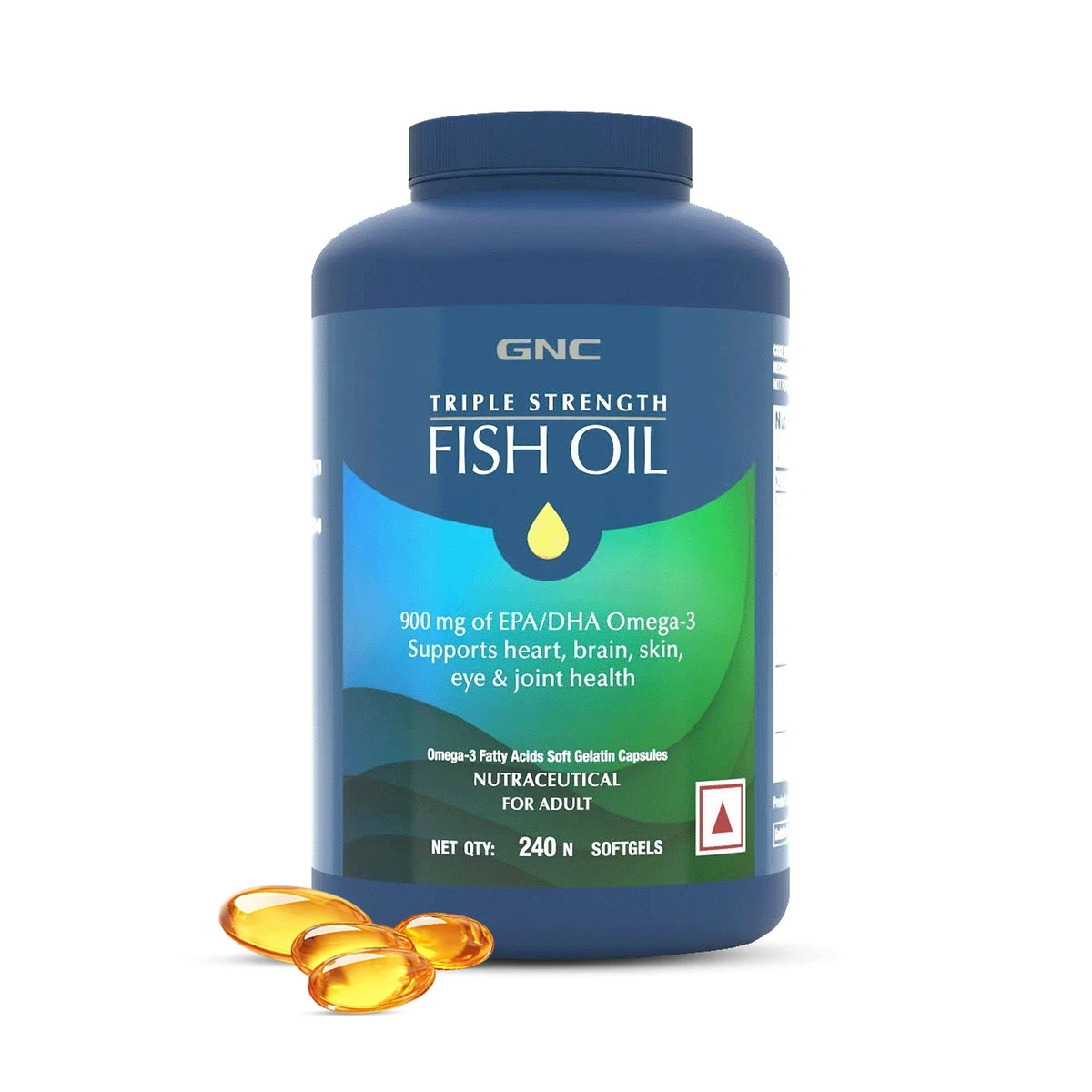GNC Triple Strength Fish Oil 240 Softgels